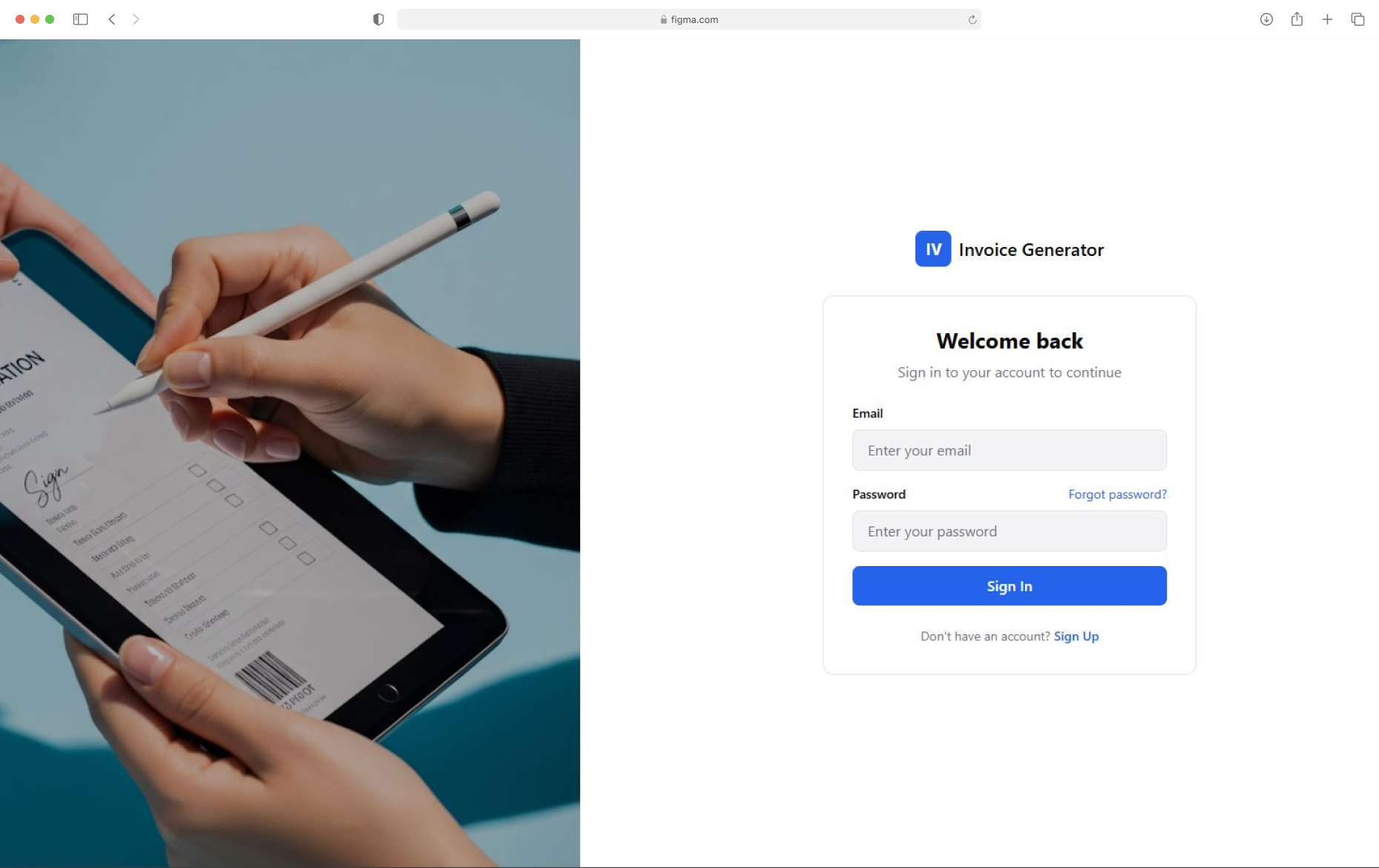Landing-page