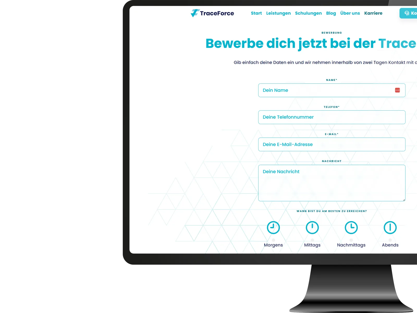 MH GRAFIKDESIGN | Webdesign Website Desktop