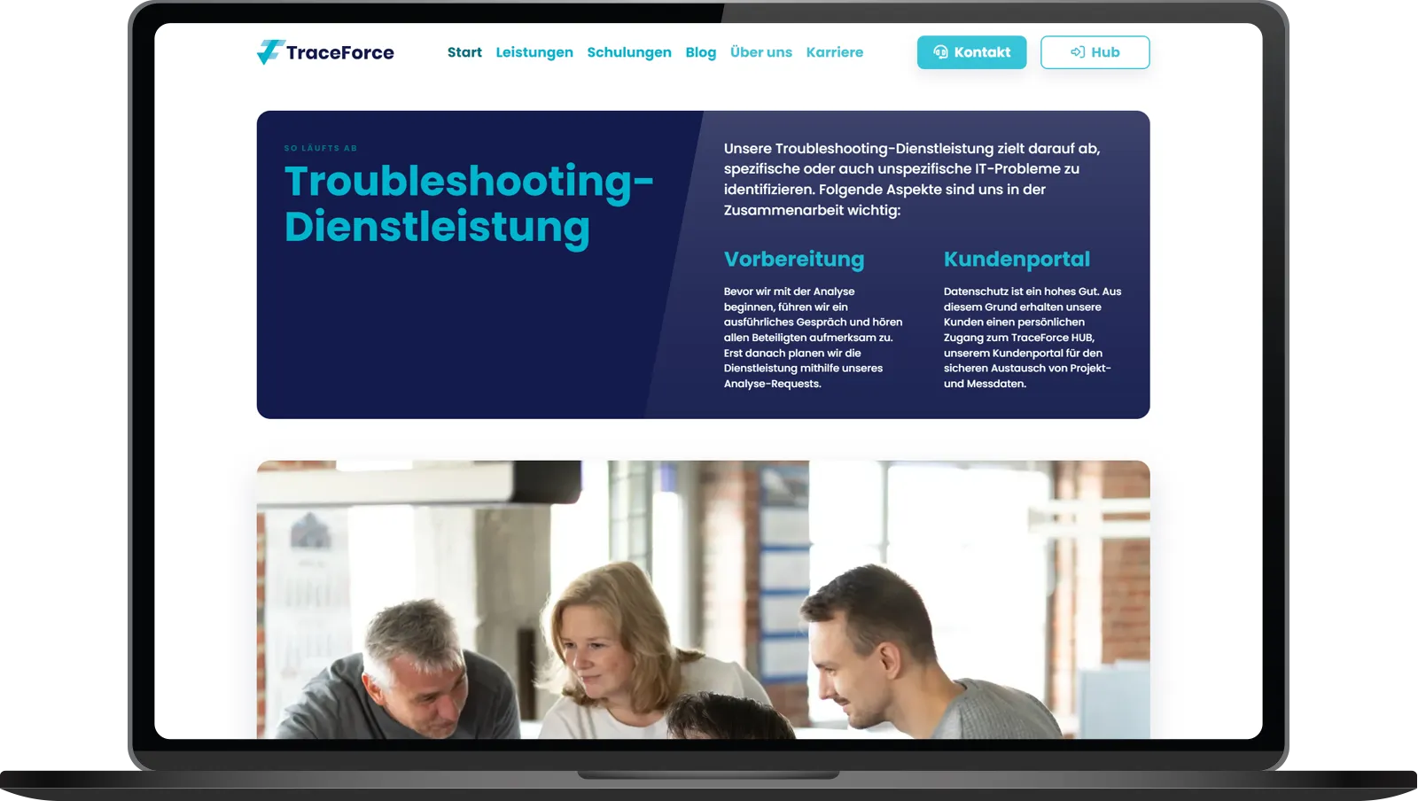 MH GRAFIKDESIGN | Webdesign Website Desktop