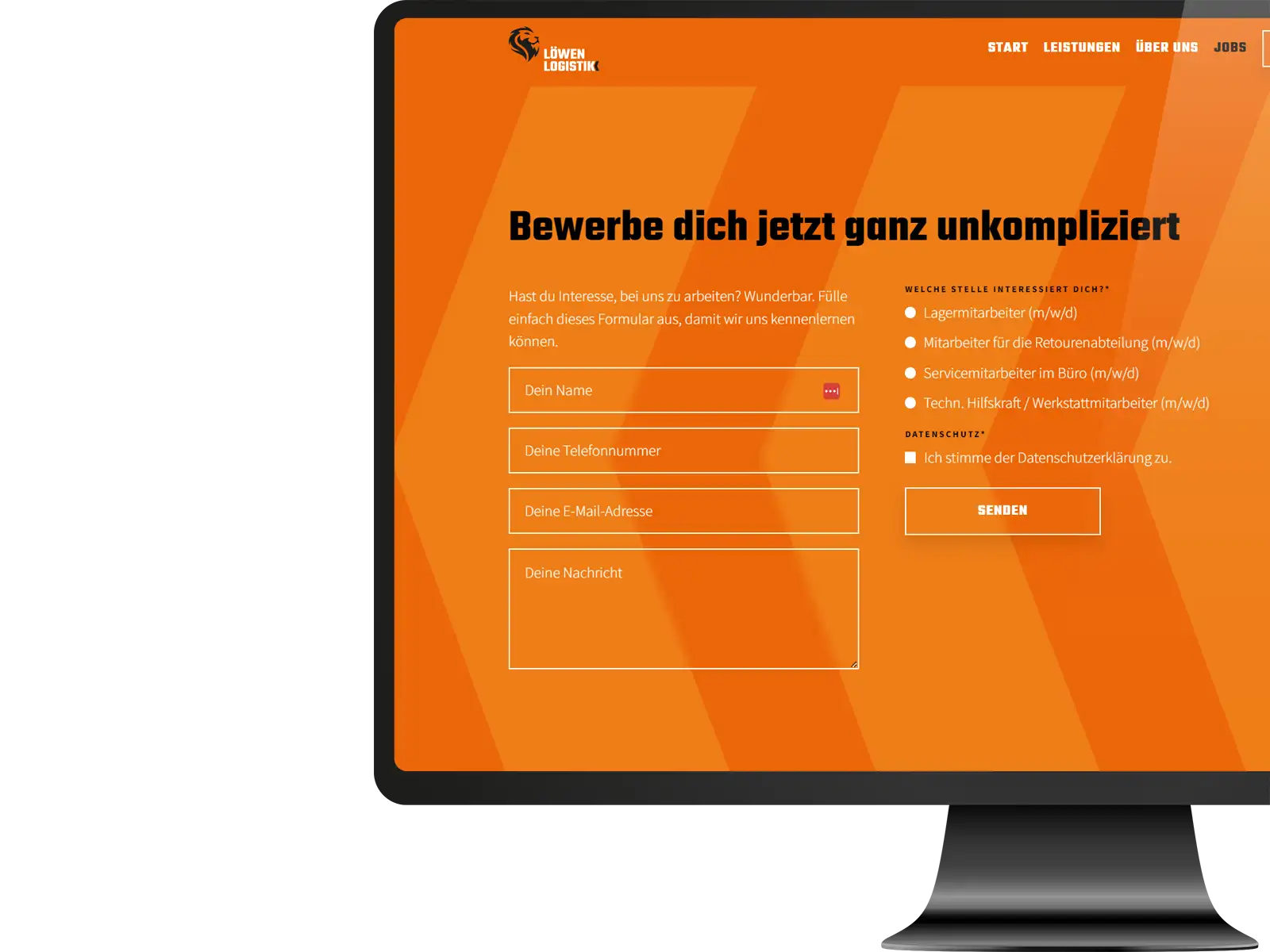 MH GRAFIKDESIGN | Webdesign Website Desktop