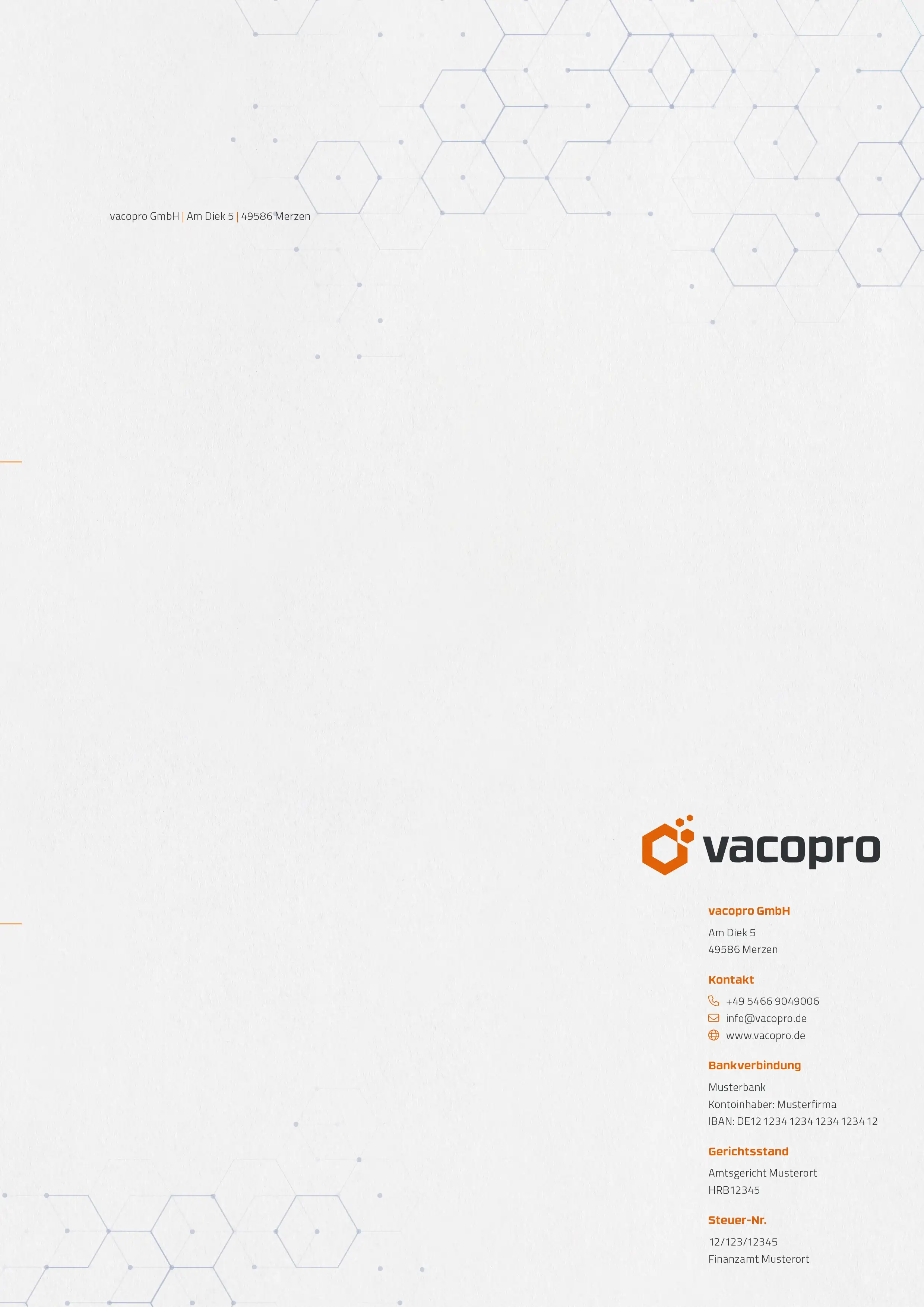 MH GRAFIKDESIGN | Branding Briefbogen Vorderseite