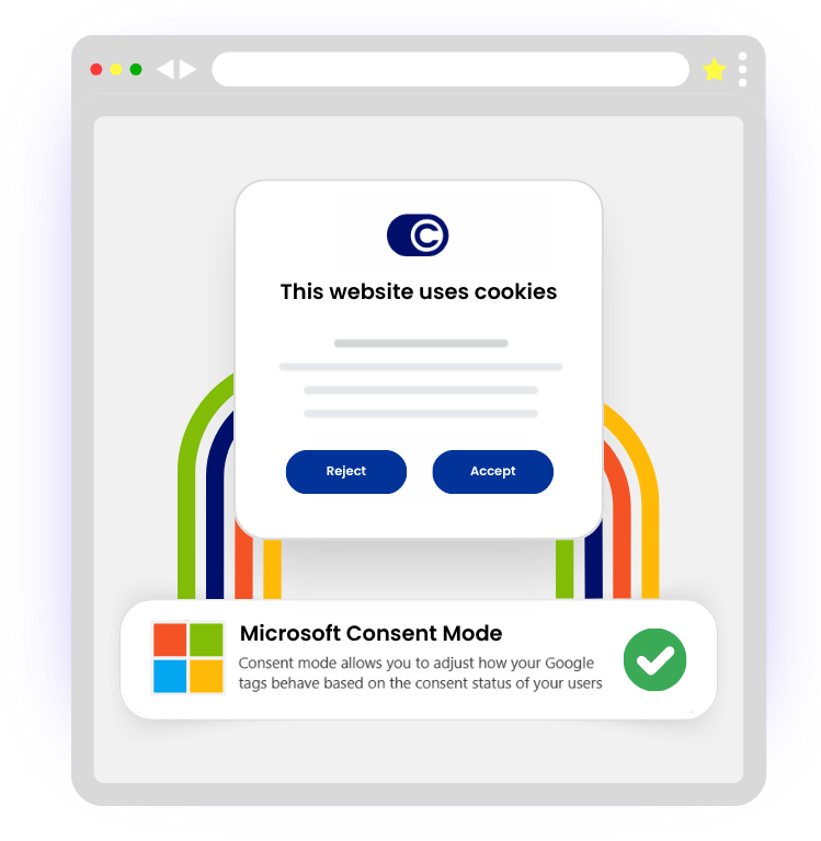 Microsoft Consent Mode supported by Consentmo Shopify app.