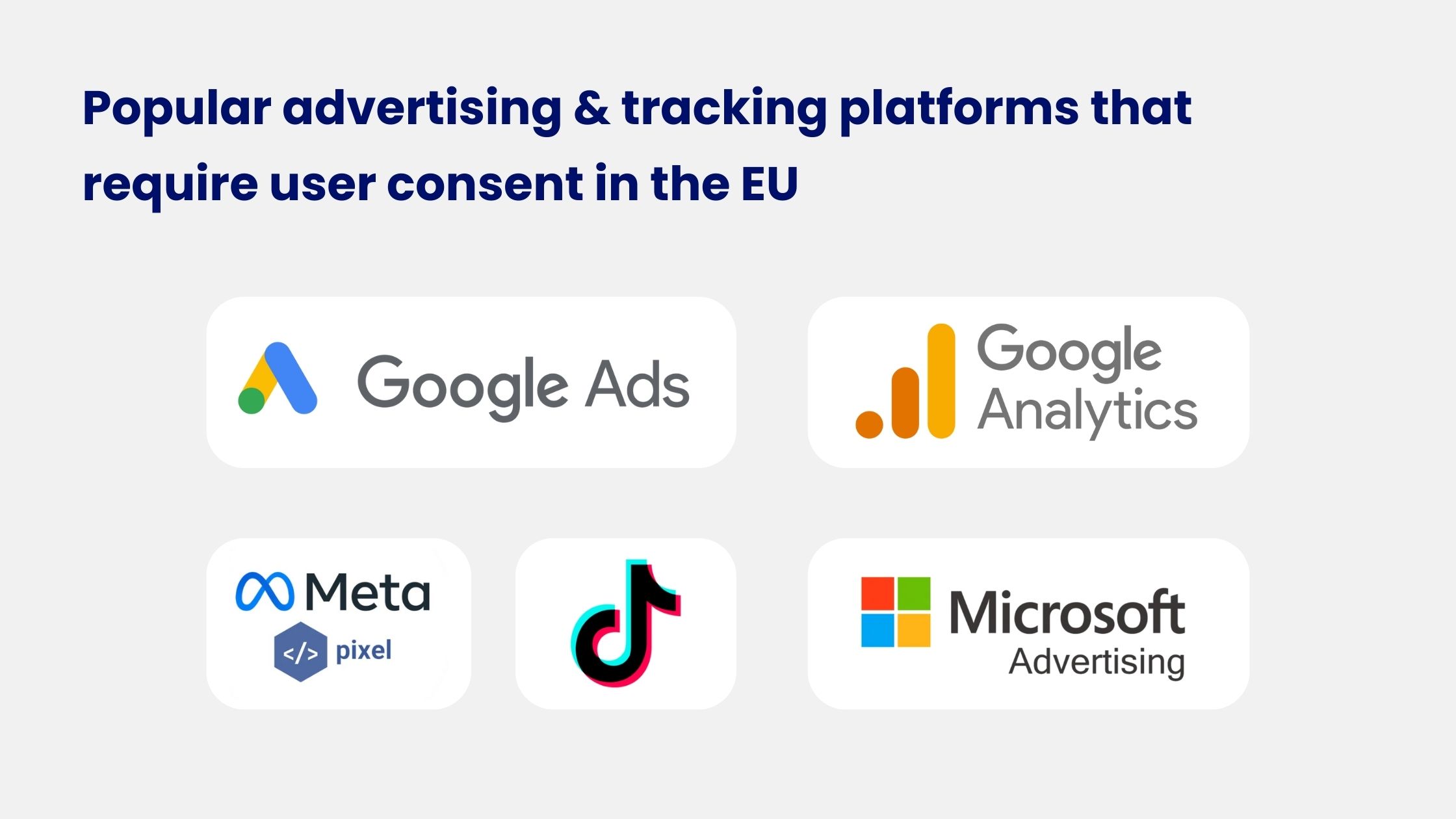 No marketing pixels, analytics scripts, or ad tracking should run until the user has actively opted in.