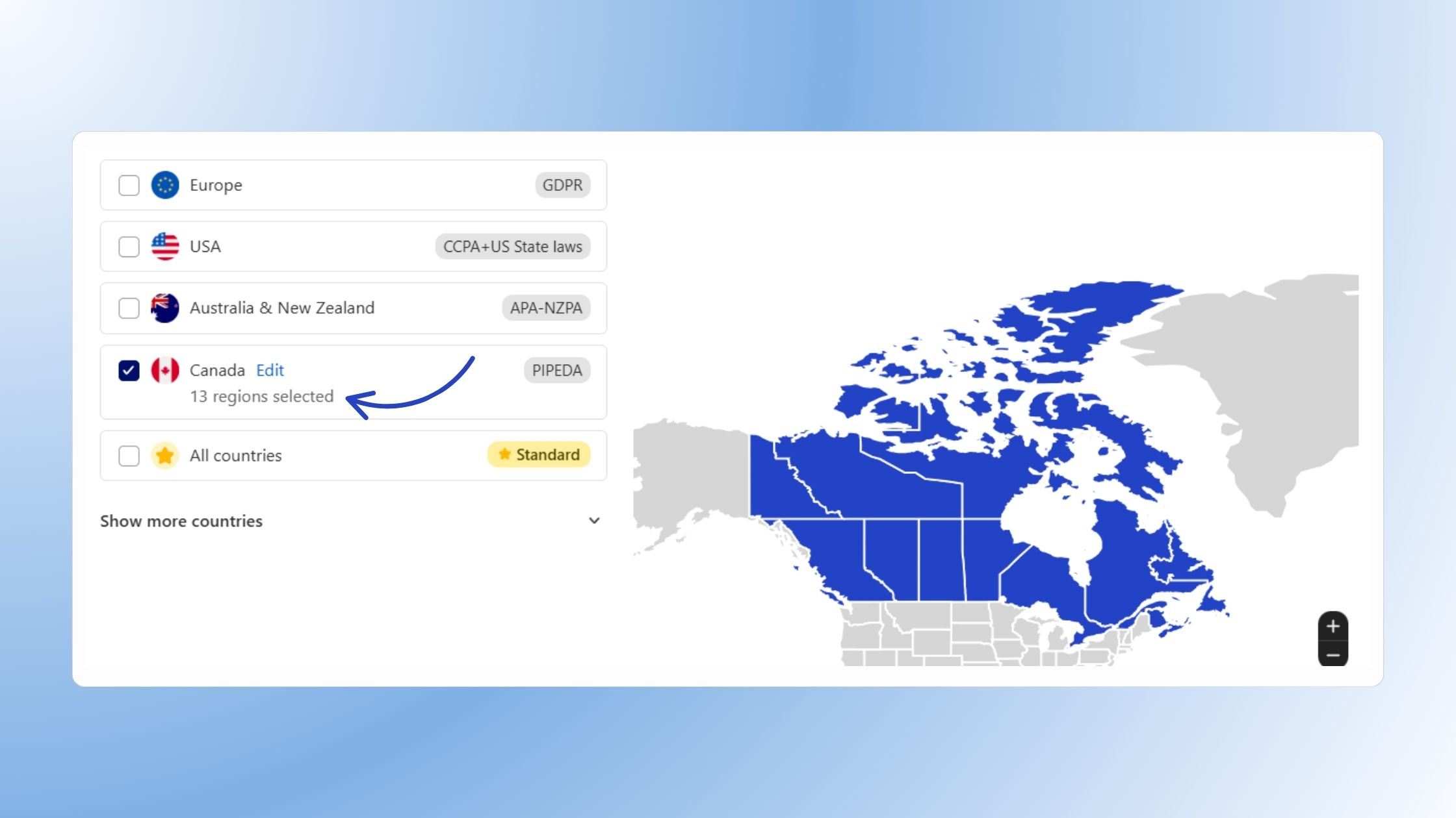 Granular Geolocation Control for Canada