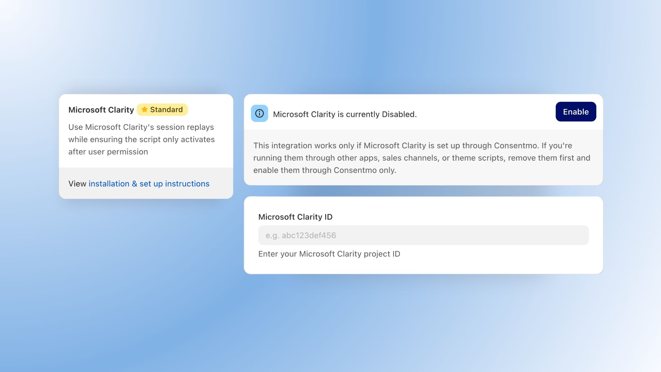 New Automatic Integration: Microsoft Clarity 