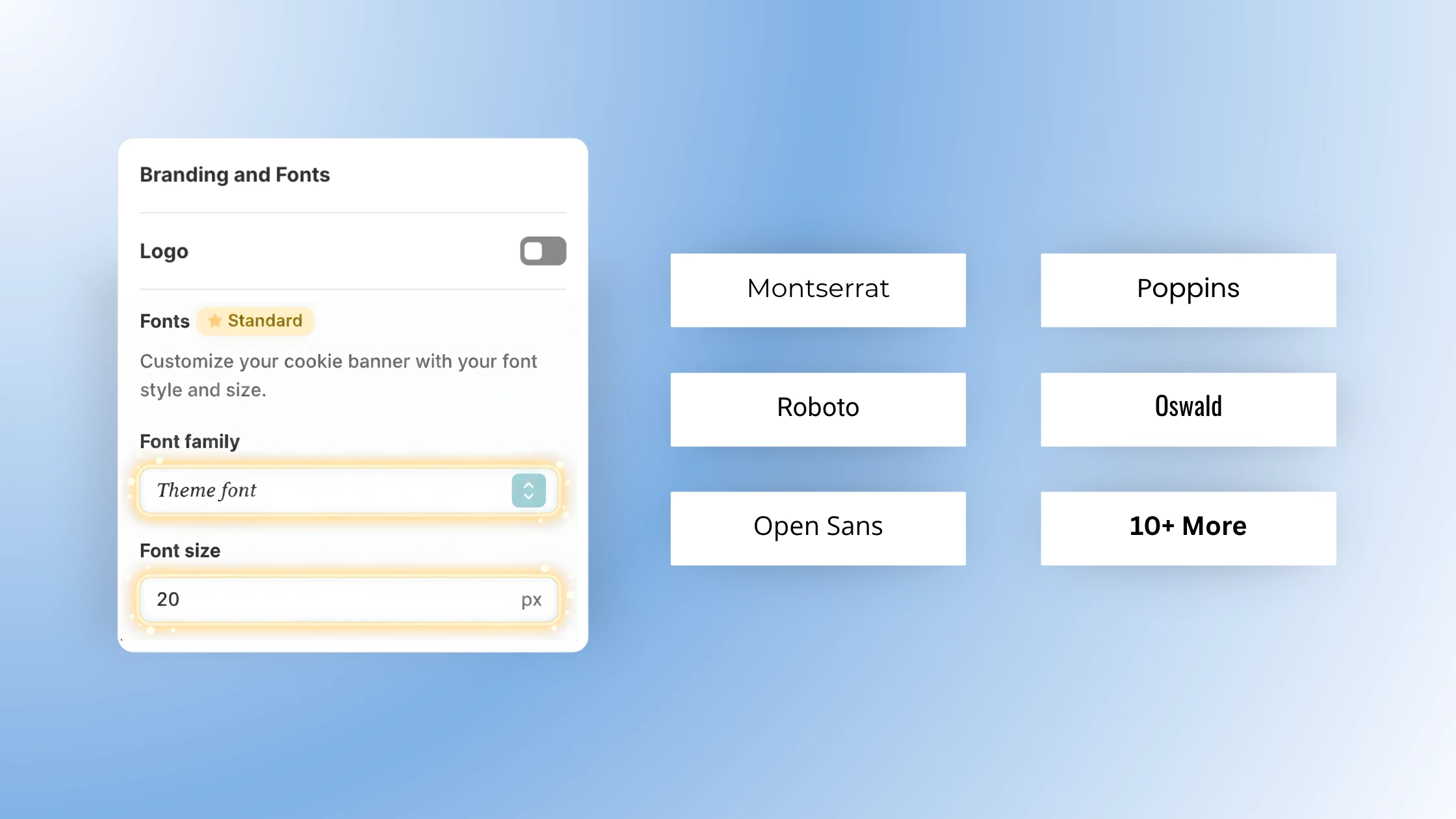 Choose Your Cookie Banner Font and Size