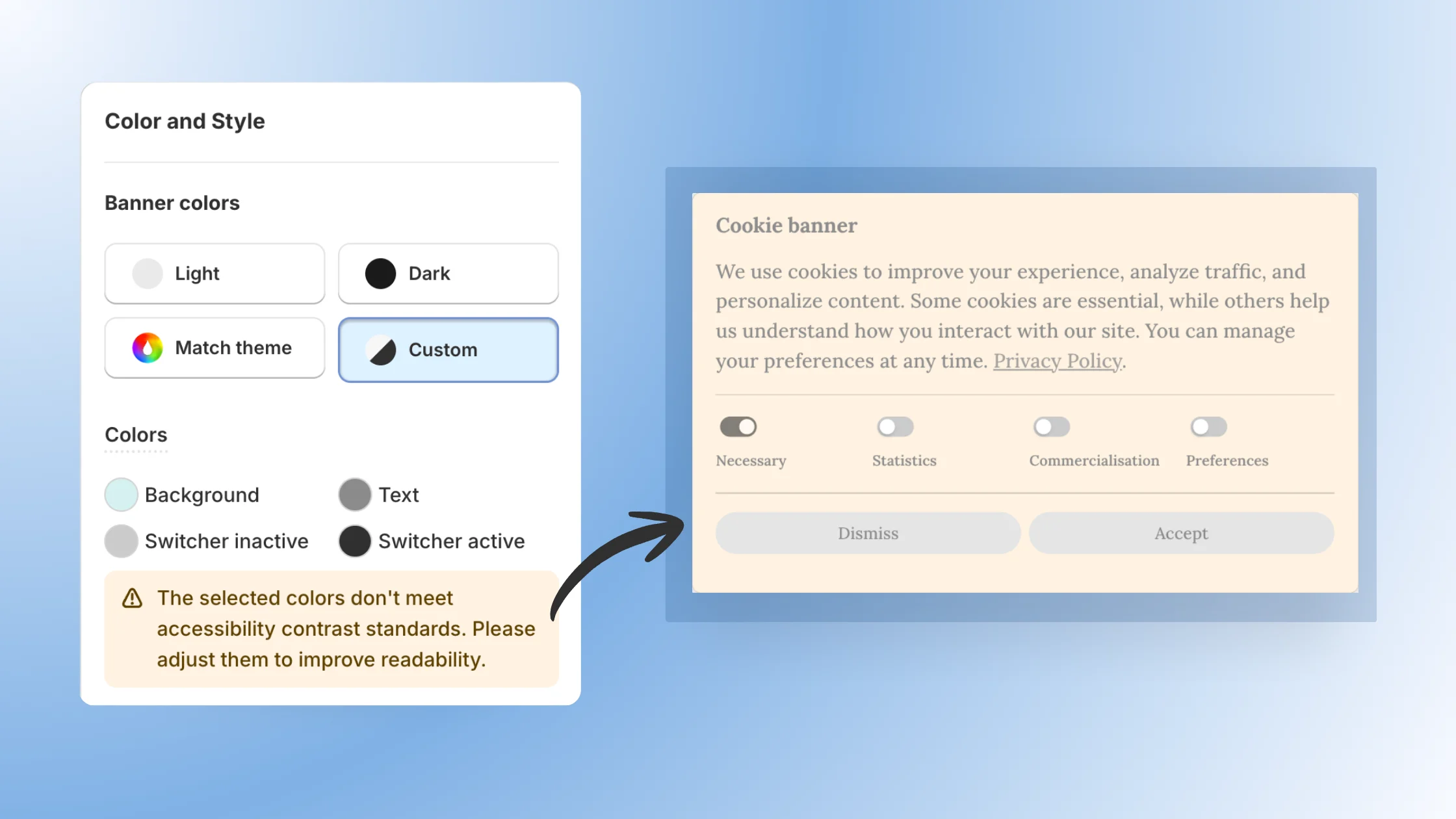 New Accessibility Check: Automatic WCAG Contrast Validation