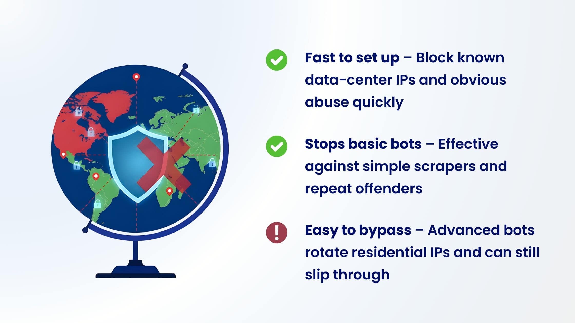 IP and Country BlockingMost useful for: Stopping simple, focused attacks. 