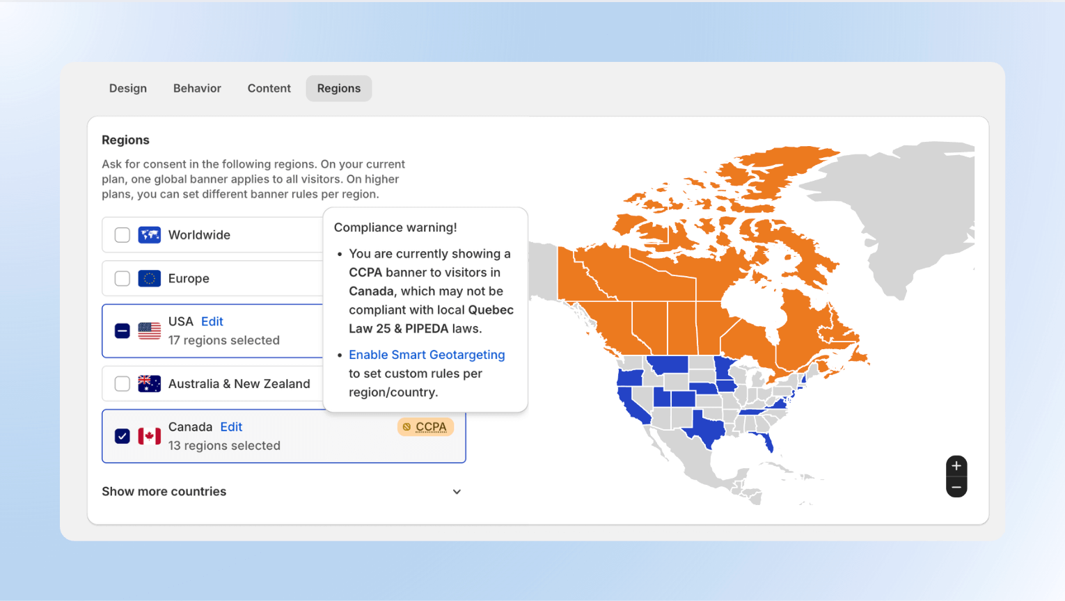 New Compliance Warnings