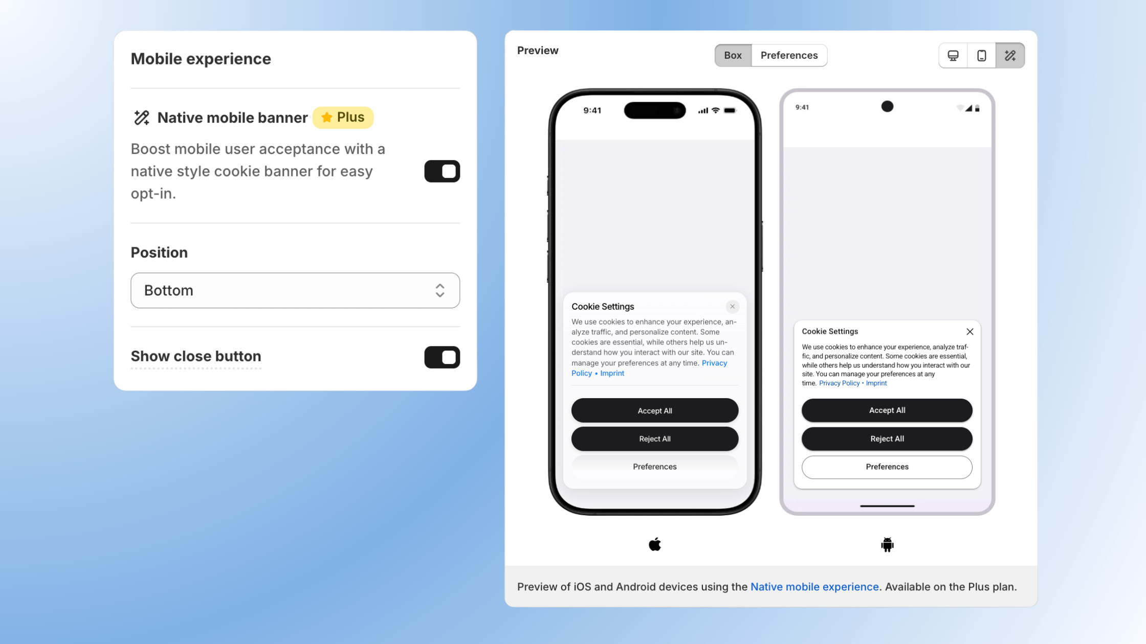 Native Mobile Banner – Major Upgrade
