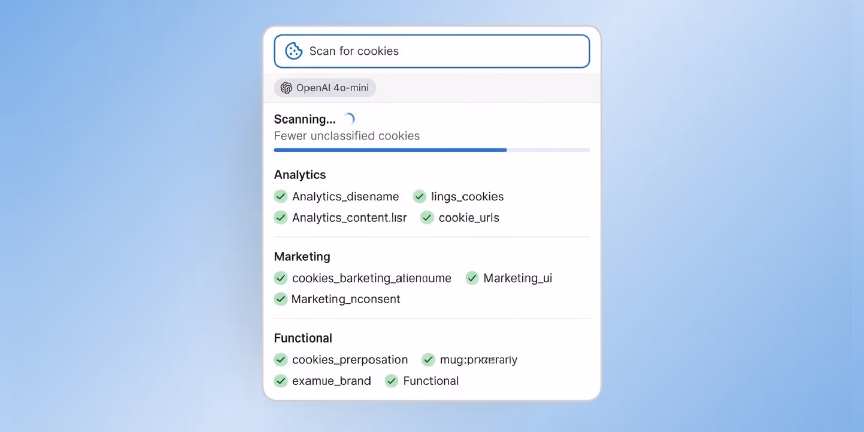 Cookie Scanner AI Upgrade