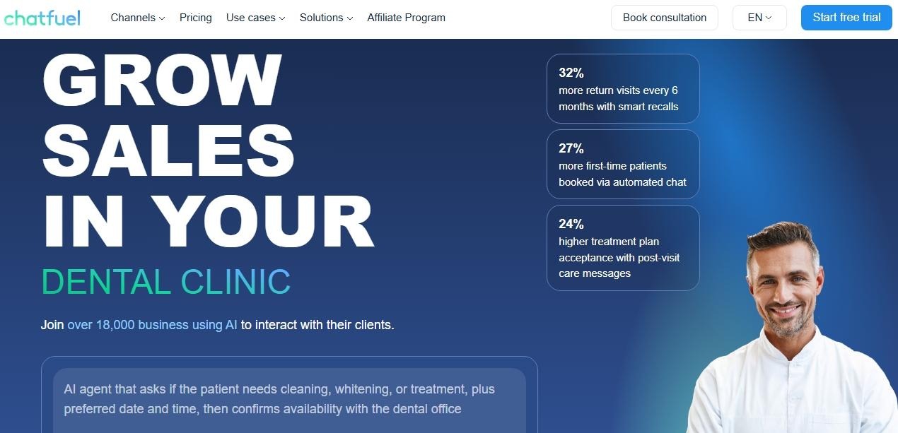 Chatfuel promo image.