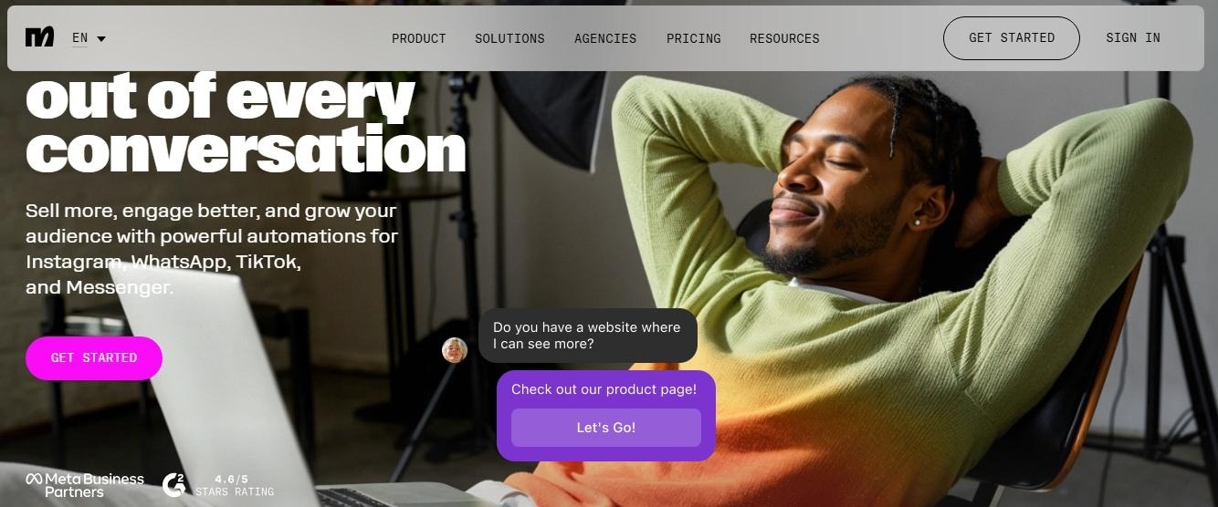 ManyChat promo image.