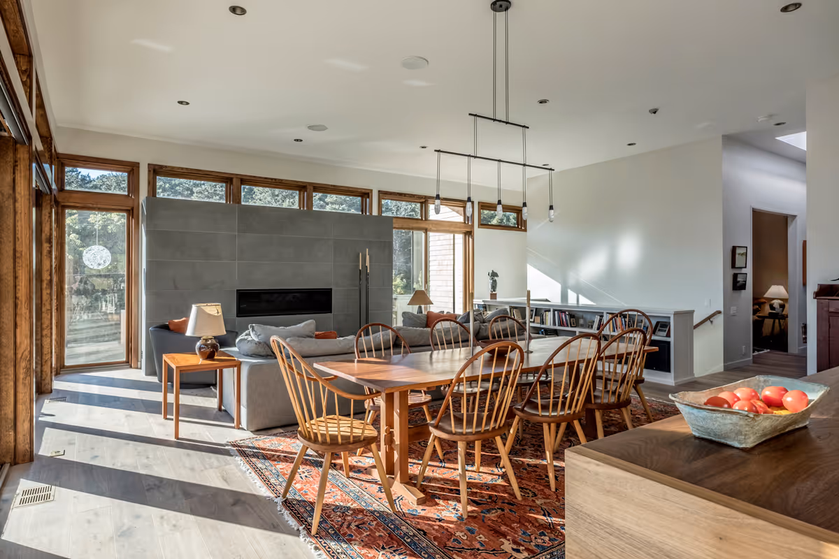 Cape Cod Modern Hillside Home