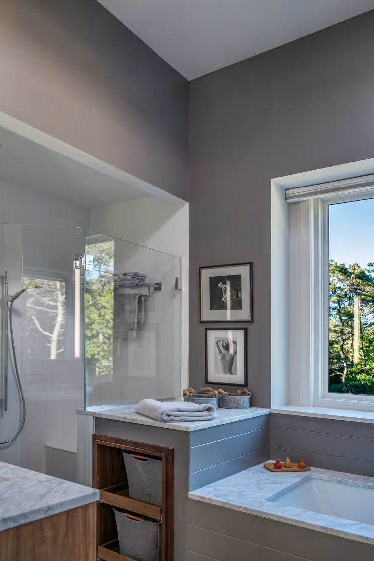 Cape Cod Modern Hillside Home