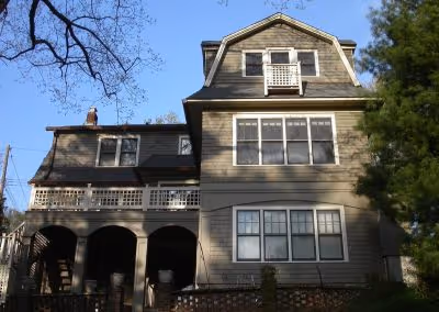 Large Westchester home designed by architect Stephen Magliocco.