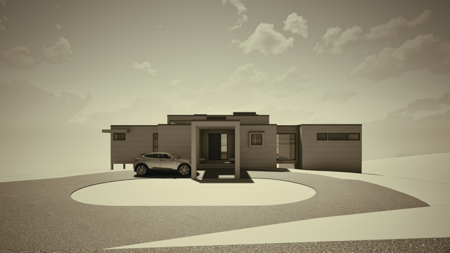 Truro summer retreat rendering by architect Stephen Magliocco