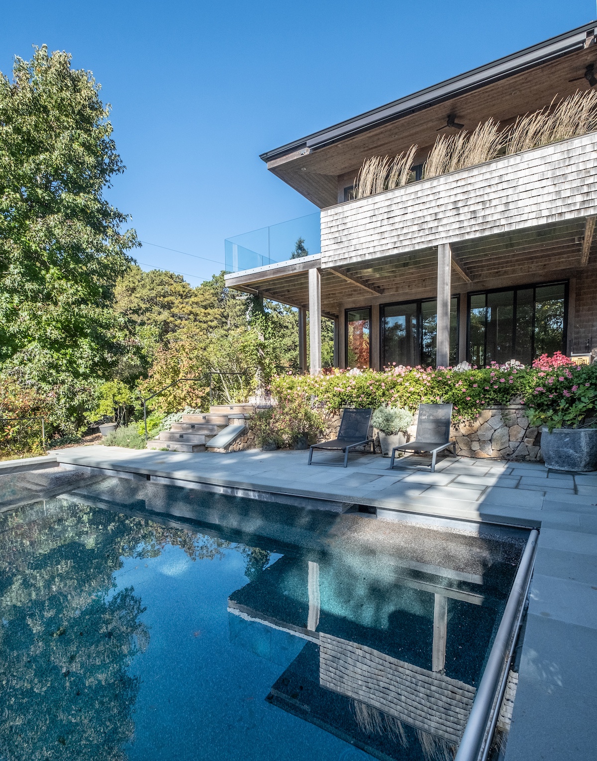 Cape Cod Modern Hillside Home