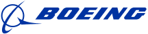 Boeing logo.