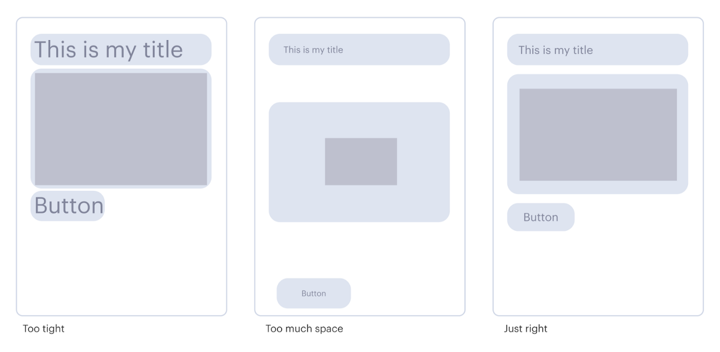 design whitespace layout screenshot thunkable no code app builder app creator