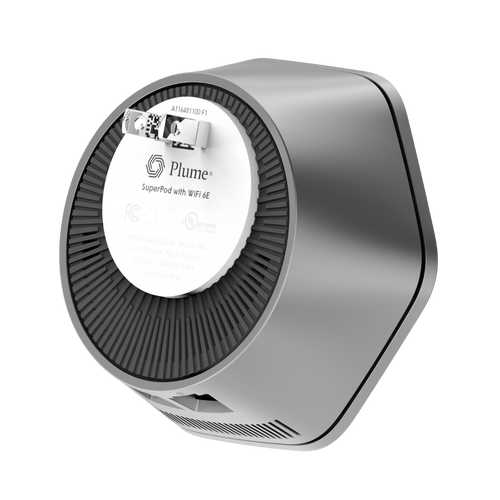 Image of Plume Superpod, used for home wifi by Thrive Broadband.