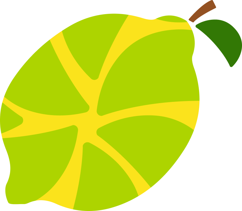Abstract illustration of a lemon