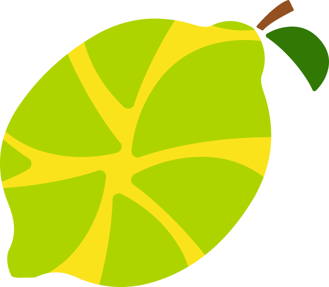 Abstract illustration of a lemon
