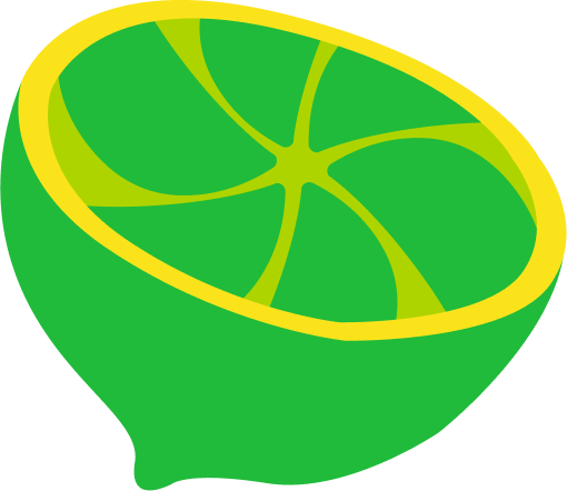 An abstract illustration of a lime

