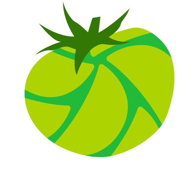 An abstract illustration of a tomato
