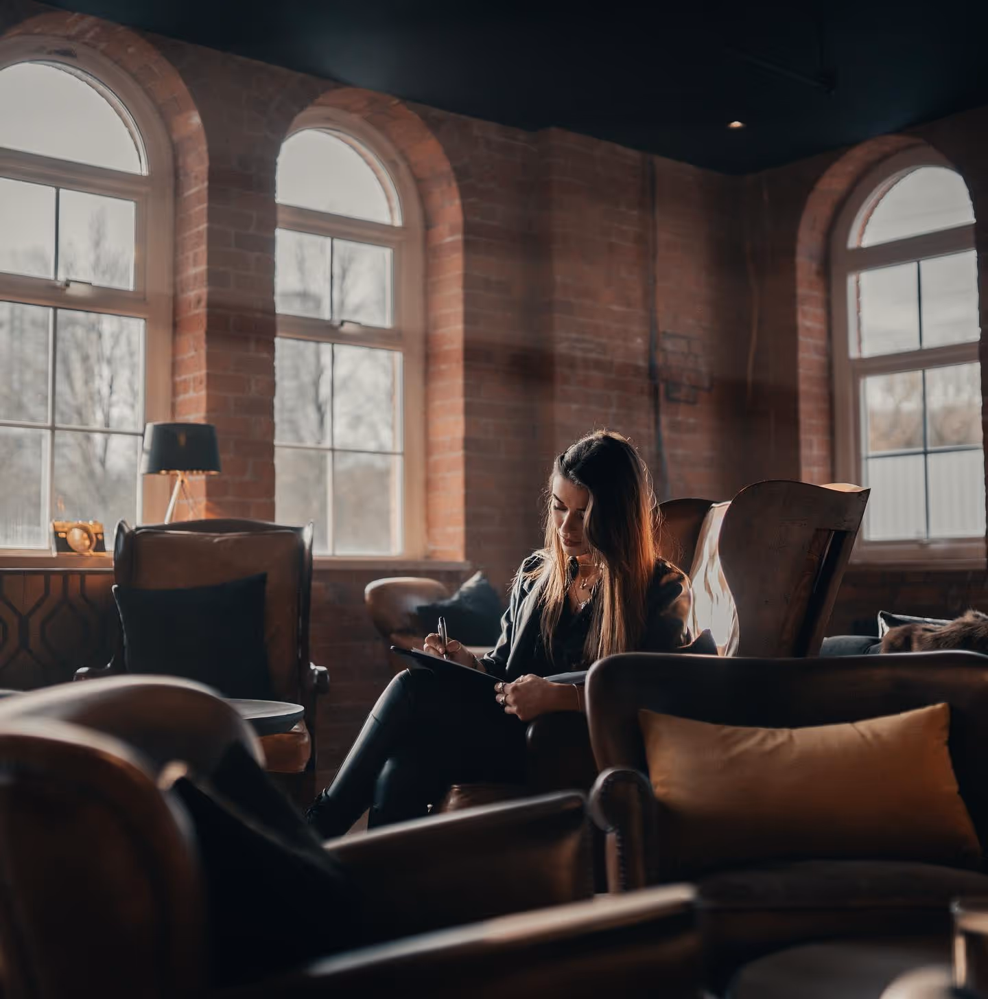 Interior design, office conversion, historic mill, Greater Manchester