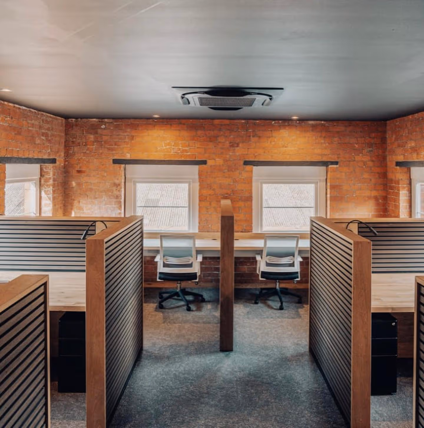 Interior design, office conversion, historic mill, Greater Manchester