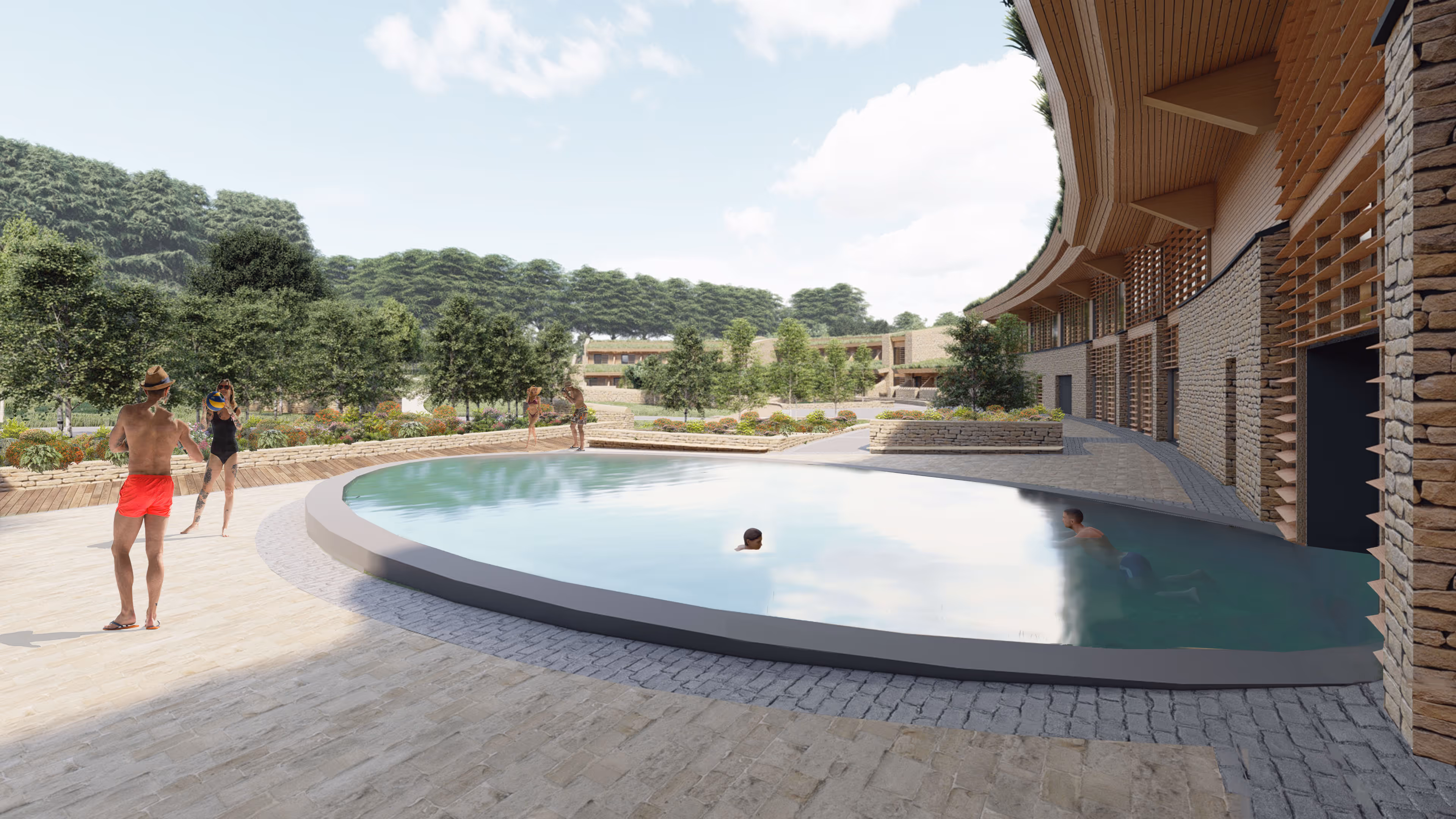 Luxury Holiday Park, Yorkshire, Design render