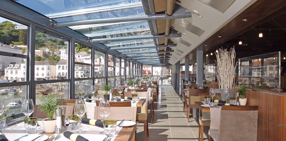 Boat House restaurant interior design, Jersey