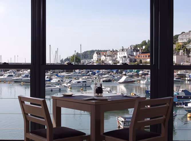 Boat House restaurant interior design, Jersey