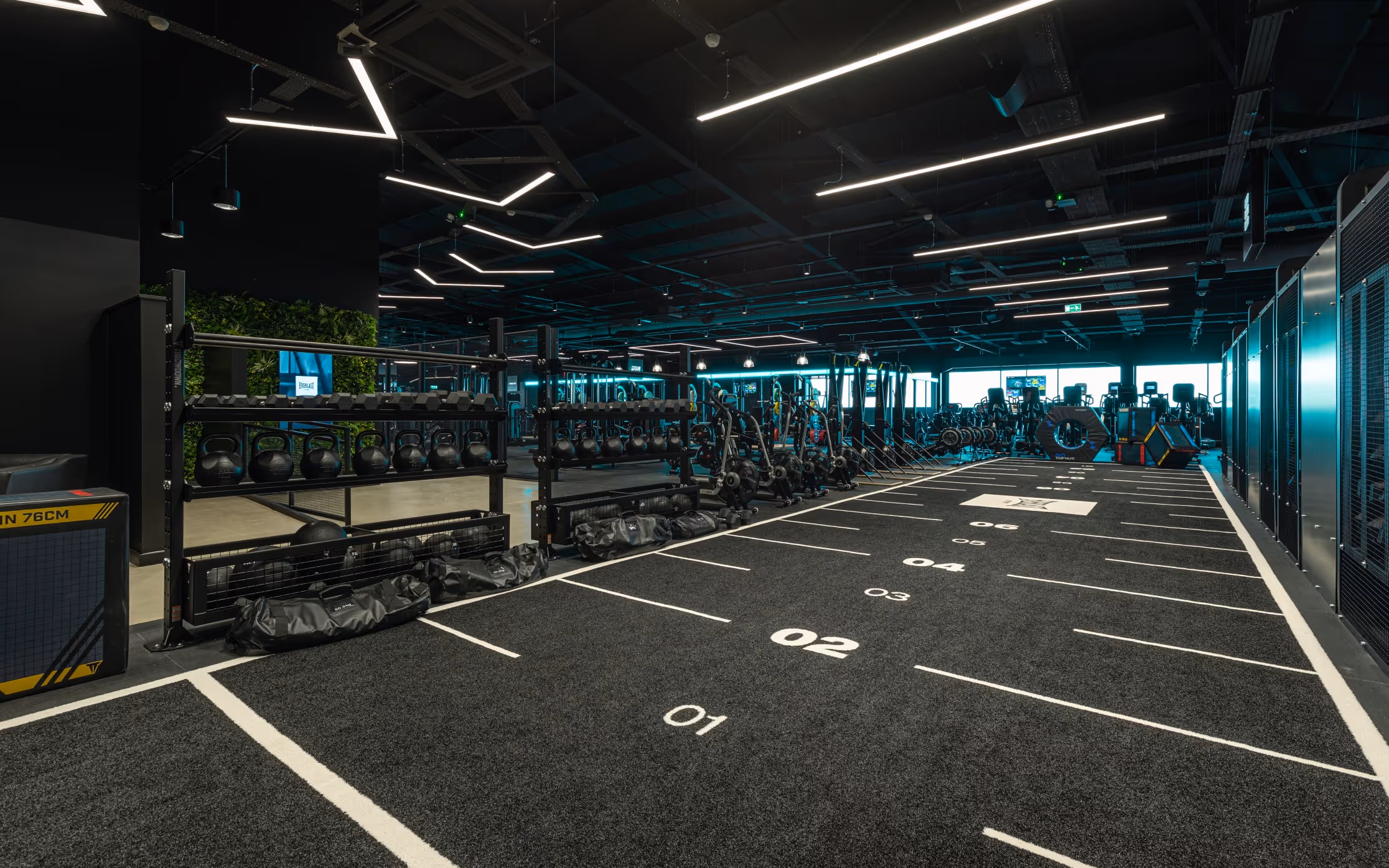 Everlast gym interior design