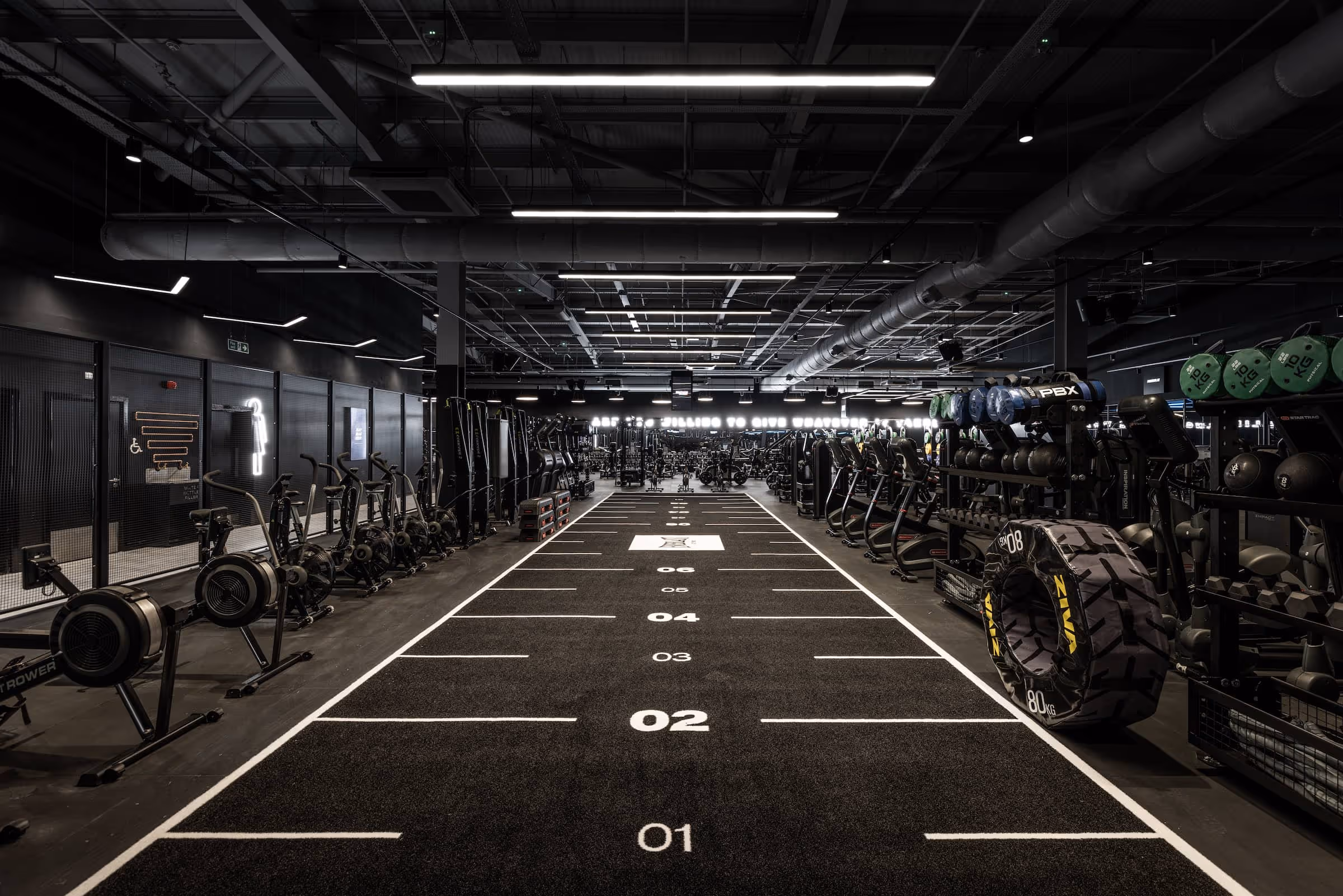 Everlast gym interior design