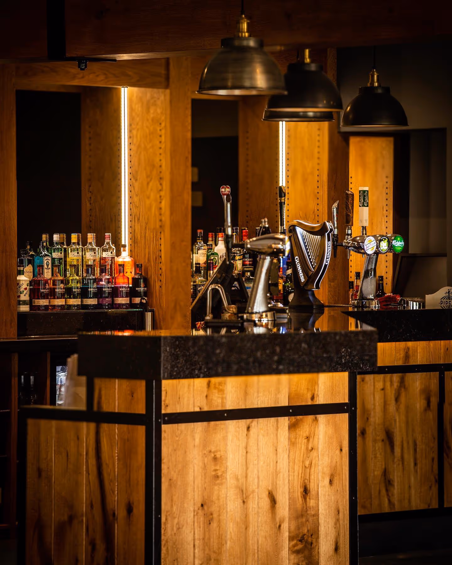 Knights Table cafe, interior design, bar area, Yorkshire Dales