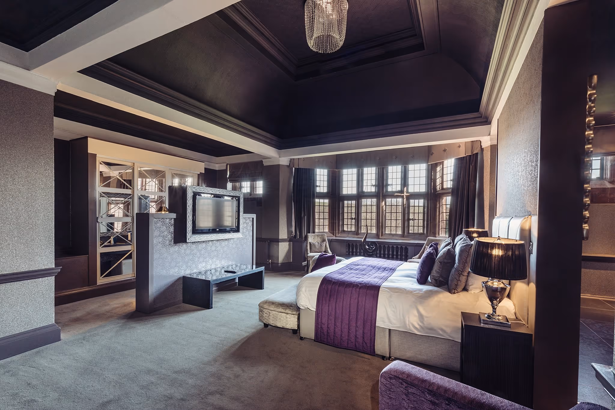 Hotel refurbishment, interior design, Cumbria, bedroom