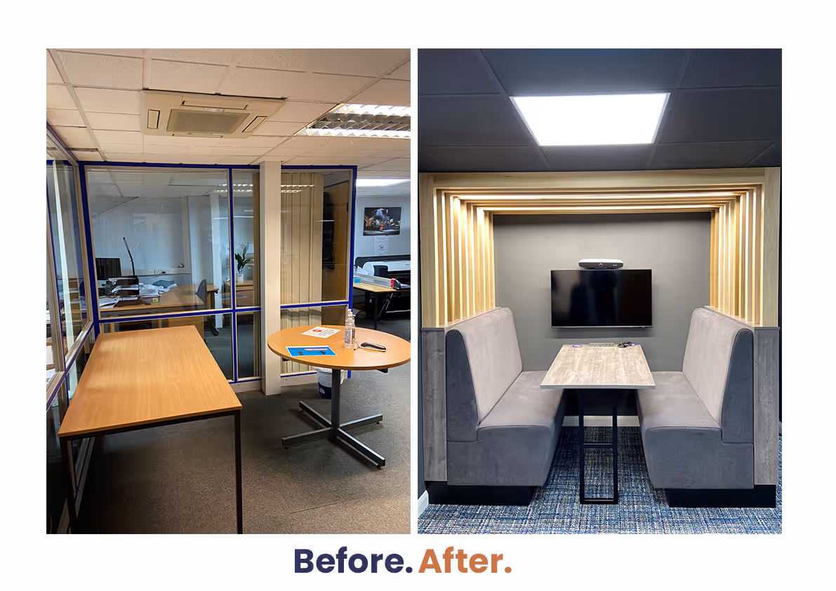 Interior design, office refurbishment