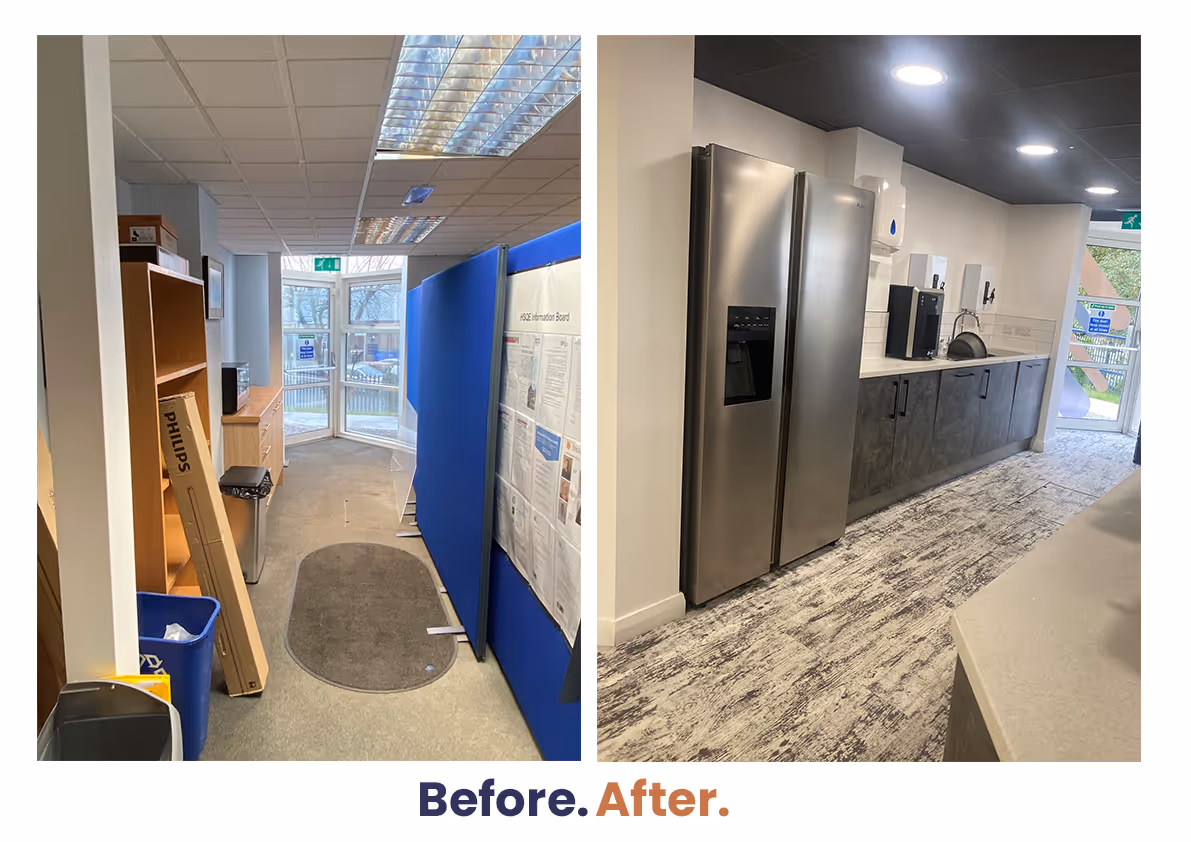 Interior design, office refurbishment