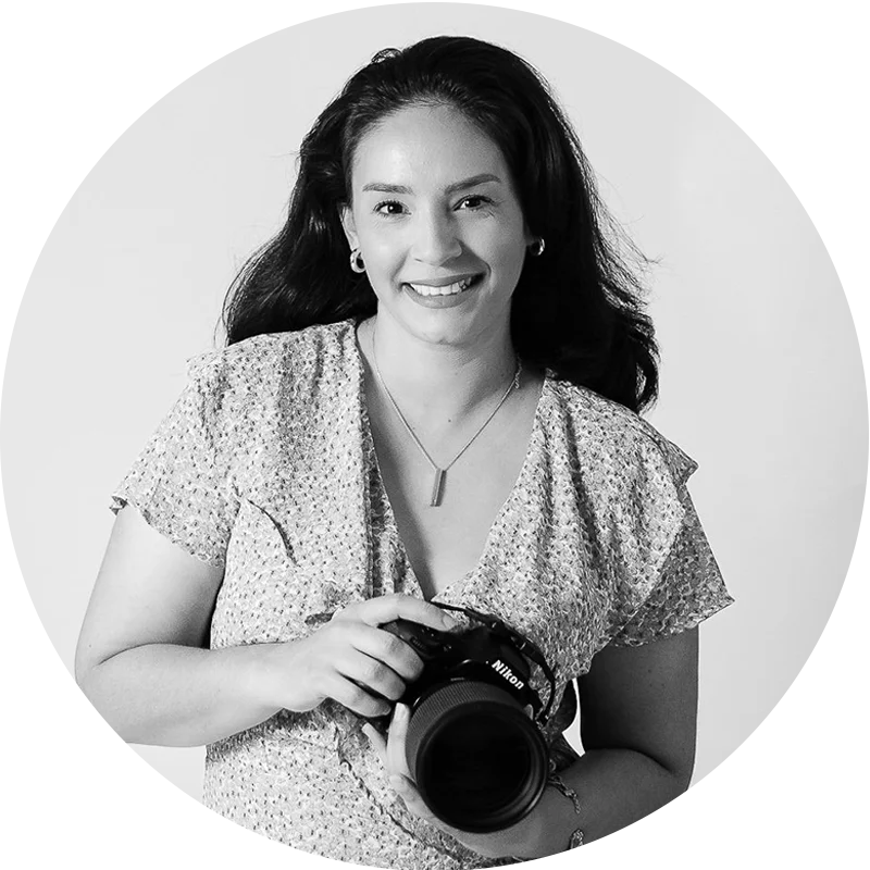 Sarai Lange, wedding photographer and client of Luma Liz, smiling headshot featured in website audit success story.