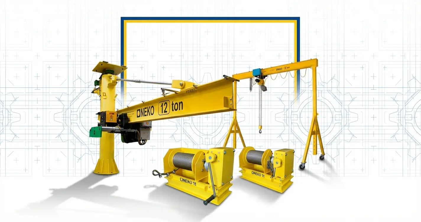 Diseño y fabricación de grúas industriales y equipos de elevación para materiales pesados | Nekotec Manufactura