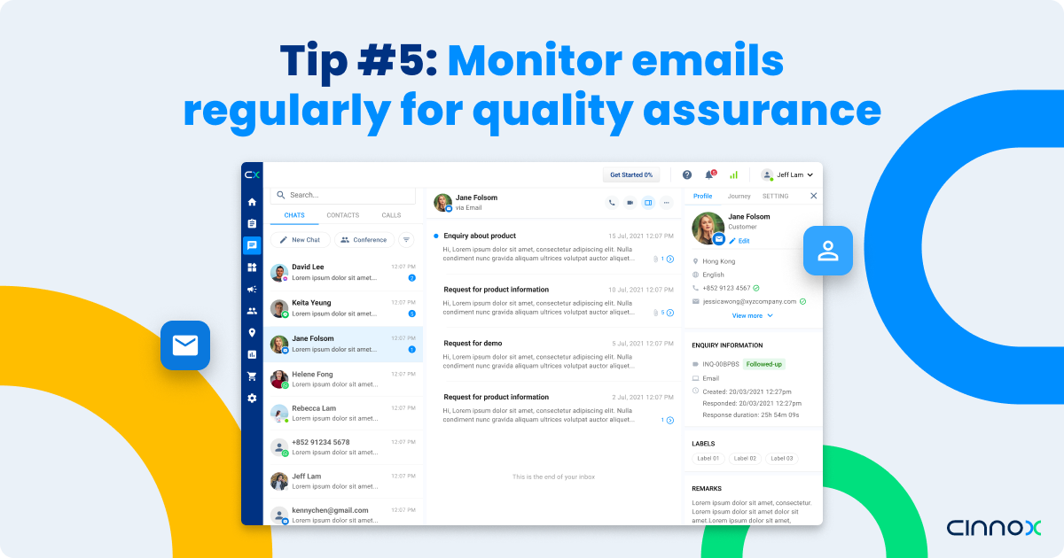 Monitor Emails Regularly