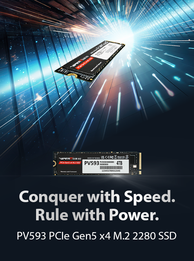 PV593 PCIe Gen5 x4 M.2 2280 SSD
