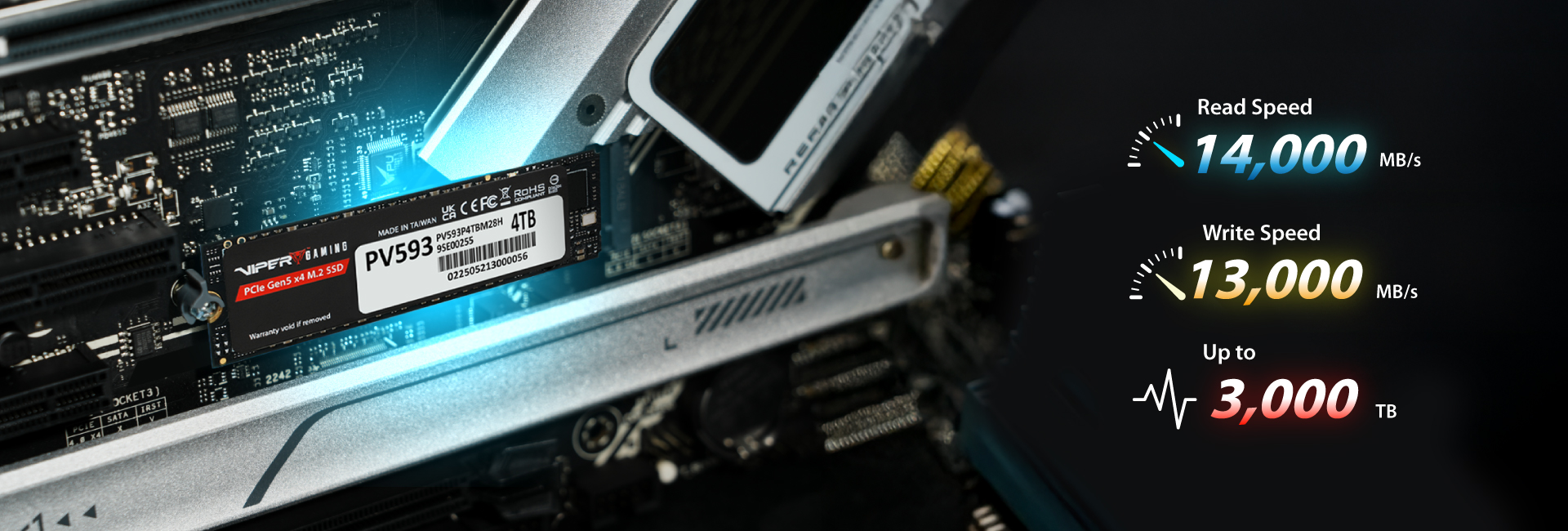 PV593 PCIe Gen5 x4 M.2 2280 SSD