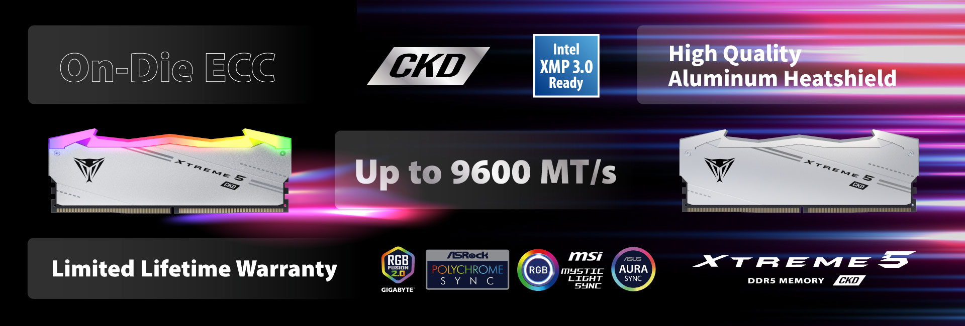 Viper Xtreme 5 RGB & Non-RGB CKD DDR5 Performance DRAM