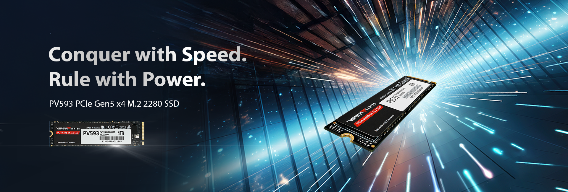 PV593 PCIe Gen5 x4 M.2 2280 SSD