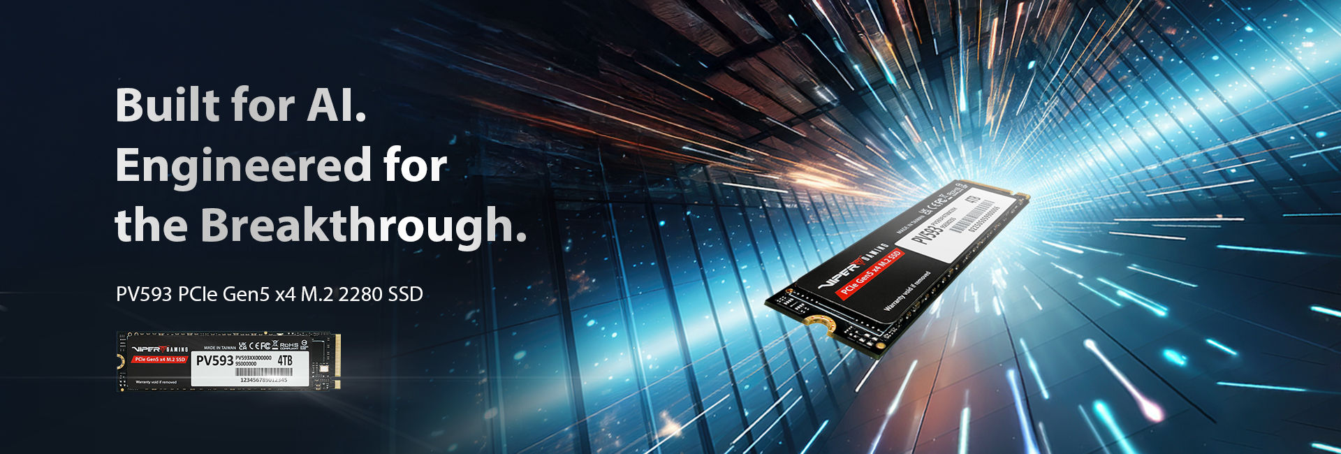 PV593 PCIe Gen5 x4 M.2 2280 SSD
