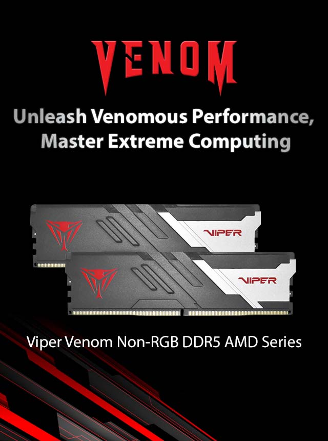 Viper Venom Non-RGB DDR5 AMD Series