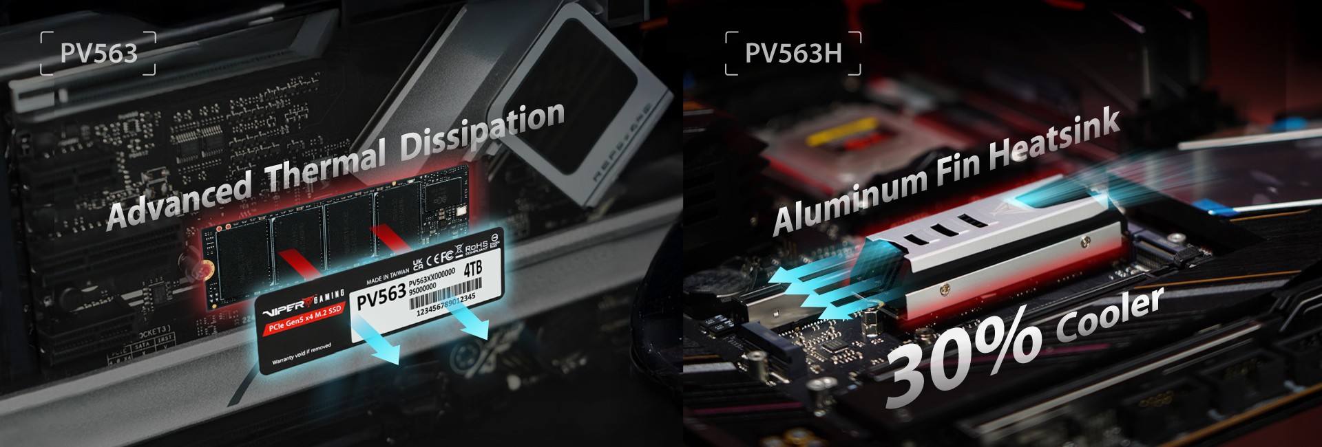 Viper PV563 Series PCIe Gen5 x4 M.2 2280 SSD